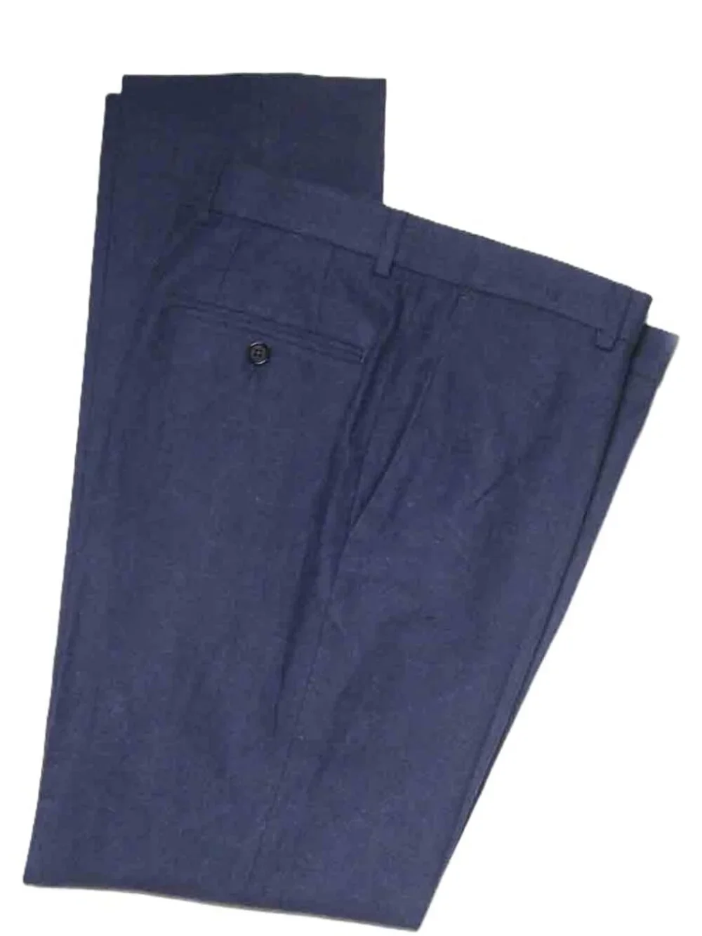 Ted Baker LInen Cotton Dress Pants Navy Blue Men's Slim Fit 32 X 31